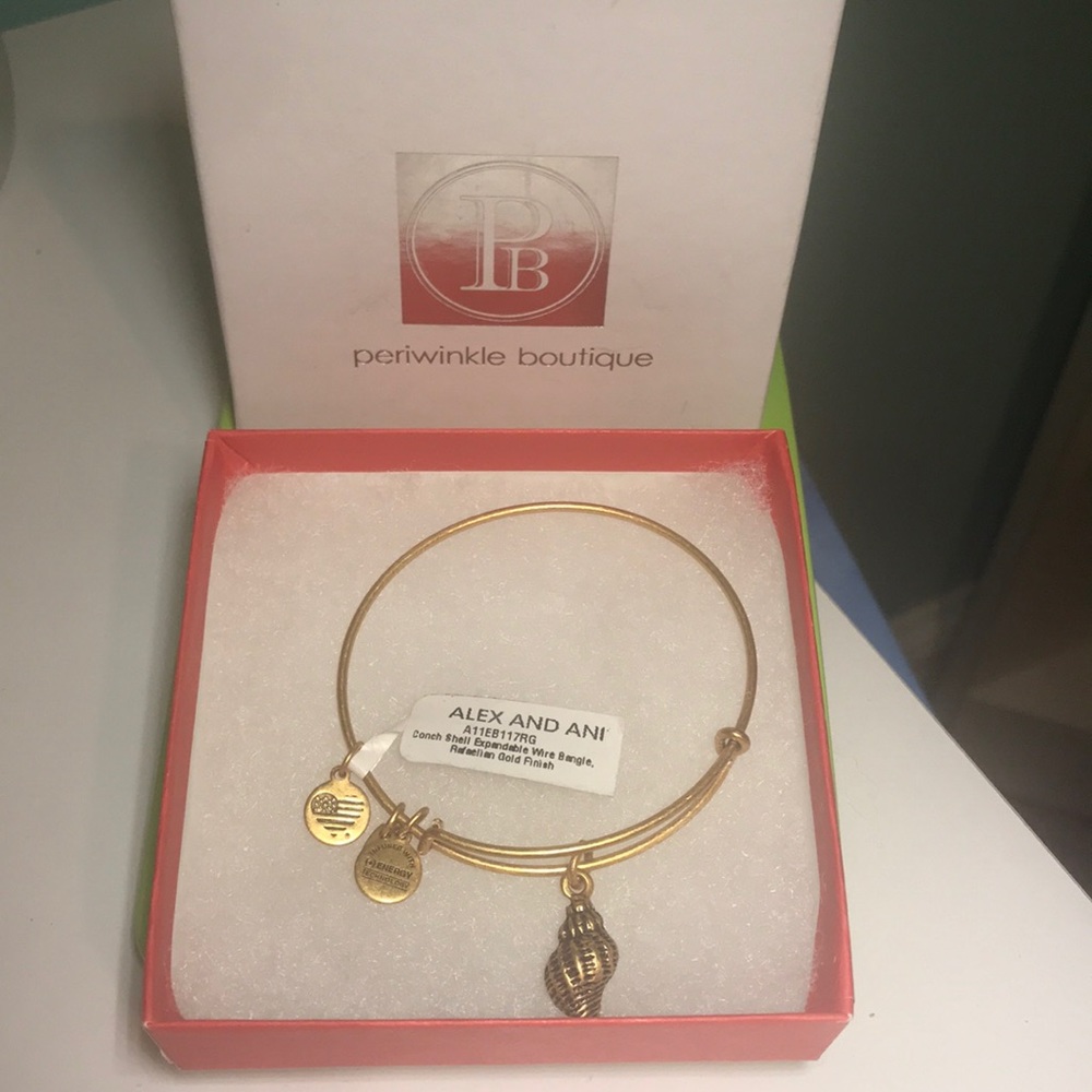 ALEX AND ANI W/ TAG Conch Shell Gold Bracelet